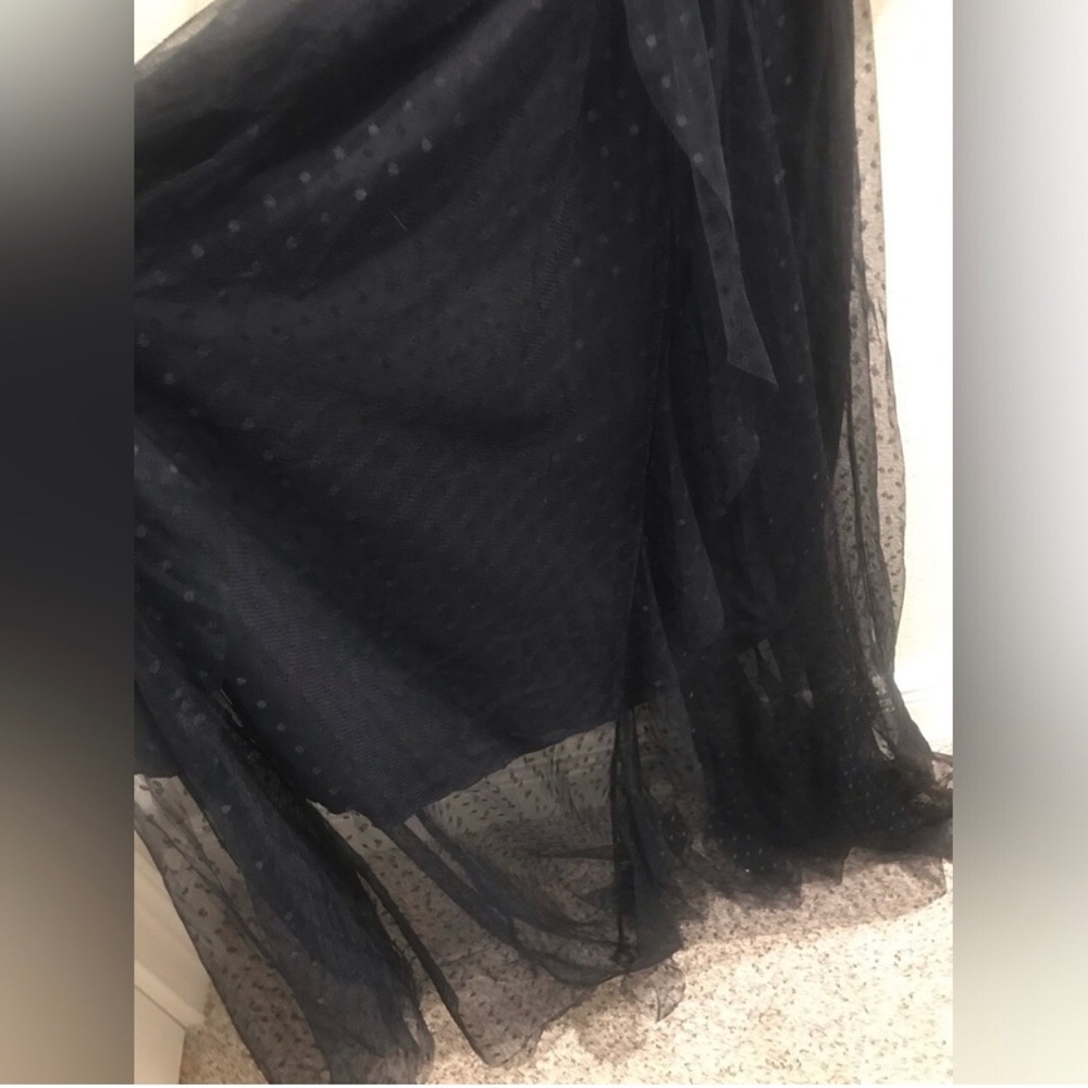 Joyfolie Black Sheer Dress NWOT - Picture 3 of 4